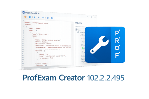 ProfExam Creator 10.2.2.495: Import questions from JSON - a new dedicated window