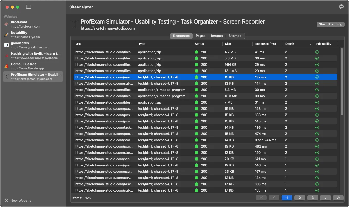 SiteAnalyzer - v.1.0